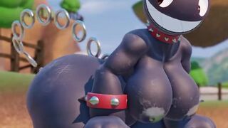 Chain Chomp girl in the pipe! (zoidrawzaton)