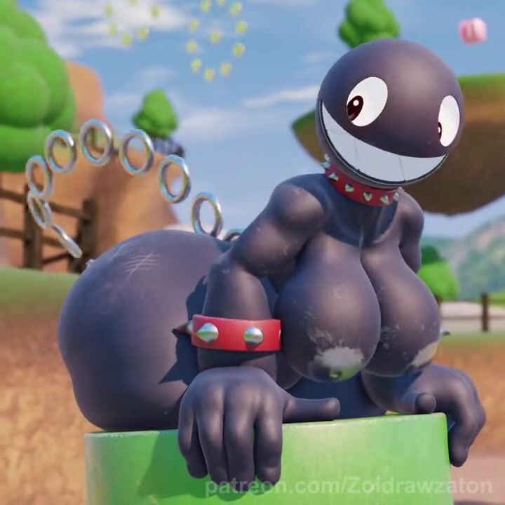 Chain Chomp Girl In The Pipe! (Zoidrawzaton)