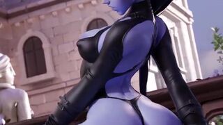 Widowmaker clothed sex