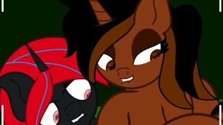 Mlp oc Dylina Shieldstar gives her bf heartless a buttjob on her birthday