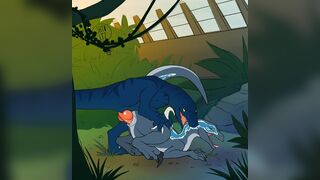 Ciello fucks Blue (Jurassic World)