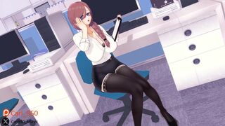 Miku, the secretary - Animation