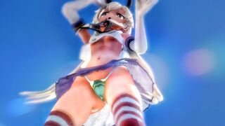 Shimakaze & Hatsune - Lamb (panty shots) [MMD R15] Delor