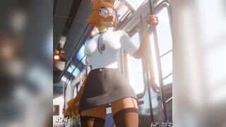 Diane Foxington in Train