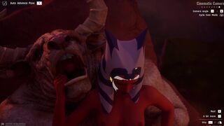 Ahsoka Tano Takes Big Monster Cock (Wild Life)