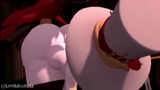 Alastor Hammering Down Lucifer's Cheeks [LoveMillieSM]