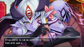 Monster Girl Quest - Alice Handjob Scene + CGI