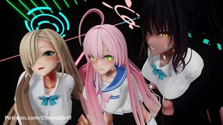 Breast Apology Dance - The Gals of Blue Archive