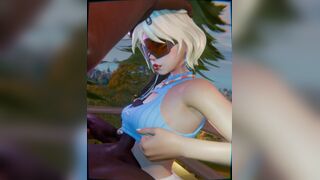 Summitseeker Evie clothed titty fuck