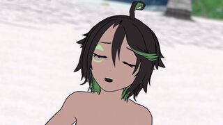 Jaune and Jessica comes to the beach