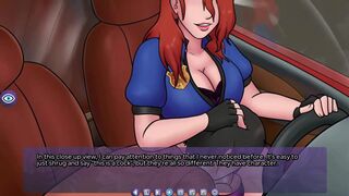 FutaDomWorld Claudia Eyes on the Road, Officer!