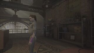 Batgirl watches porn