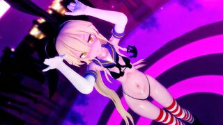 Shimakaze - Bunny Style [MMD R15] Hamselvish
