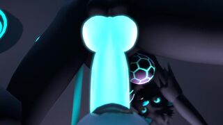 Giving a blowjob to a futa furry in party(Taker Por)