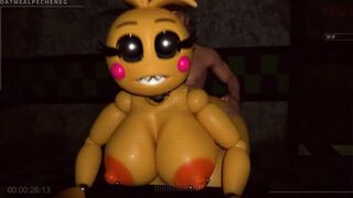 Toy Chica sucks and rides