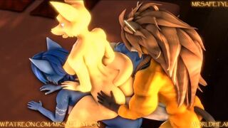 (Mrsafetylion) Krystal and Fara get bred in a club