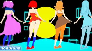 Pacman Ghost Girls. (No Music)
