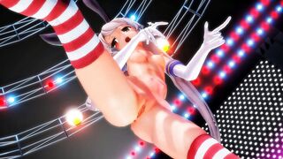 Shimakaze - Rabbit Hole [MMD R18] Dare Demonai