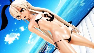 Shimakaze - Love Me If You Can [MMD R18] Gib