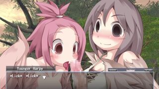 Monster Girl Quest - Harpy Twins Scene + CGI