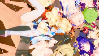 Ultimate Teyvat Orgy! [Johnson the last ape]