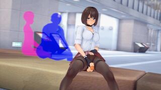 Futanari Public Masturbation - Mugenalien