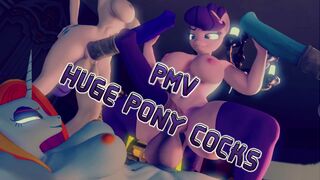 MLP PMV HUGE PONY COCKS [4k]