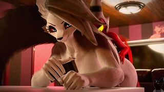 Moxxie and Loona during break