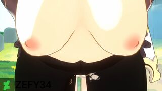 Noelle and Aether having sex in forest | GENSHIN IMPACT