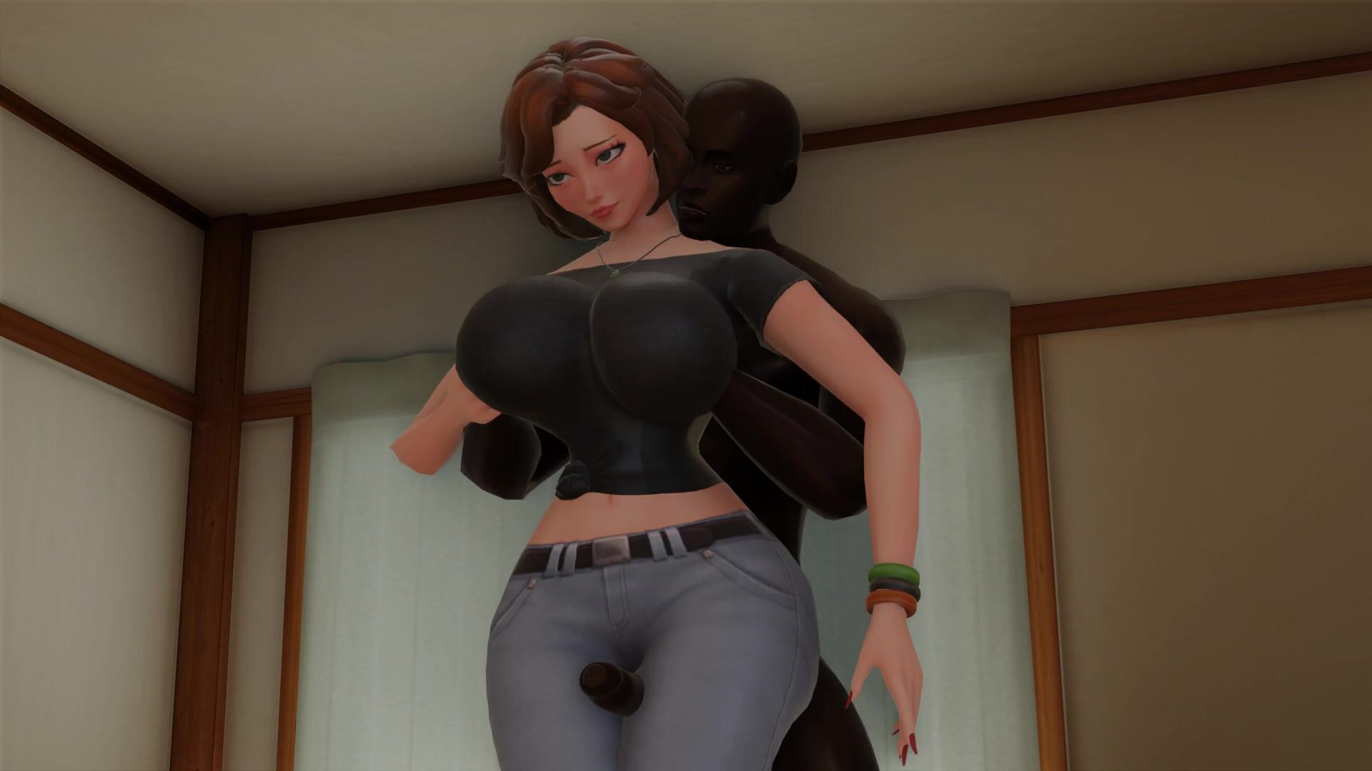 Aunt Cass Gets Groped (V1, Black)