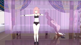 [NTR dance+sex] dress up darling - fast forward clear version (mmdbug)