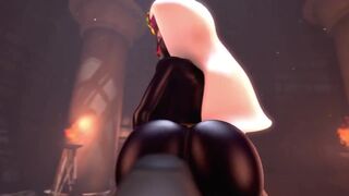 Queen Tyr'ahnee and Anubis