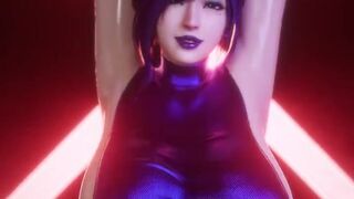 Psylocke shaking tits