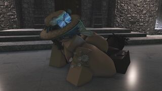 Garden girl fucked at the pool