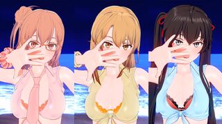 [KKS/MMD] [Queencard] Yui Higahama, Iroha Yuishiki, Yukinoshita Yukino [My Teen Roman