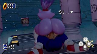 Sonic and blaze alone time