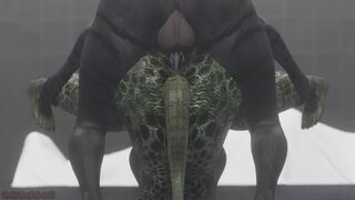 khajit fucks morgue argonian futa [Cheshii] (Necro Warning)