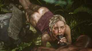 Elena wants some "stress relief fun" too while treasure hunting. (black) [Madruga3D]