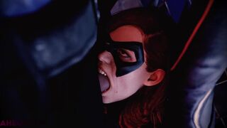 Batgirl gets a face full