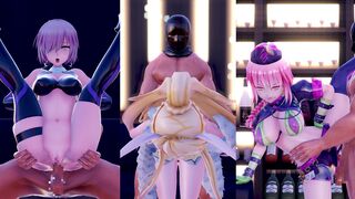 HMV First Half Mashu, Artoria Lancer, Nightingale