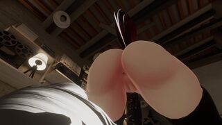 VRCHAT Nude Facesitting