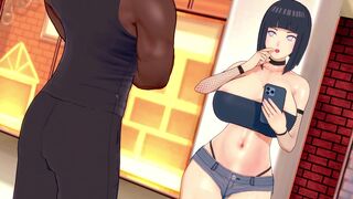 Hinata in shorts - Animation