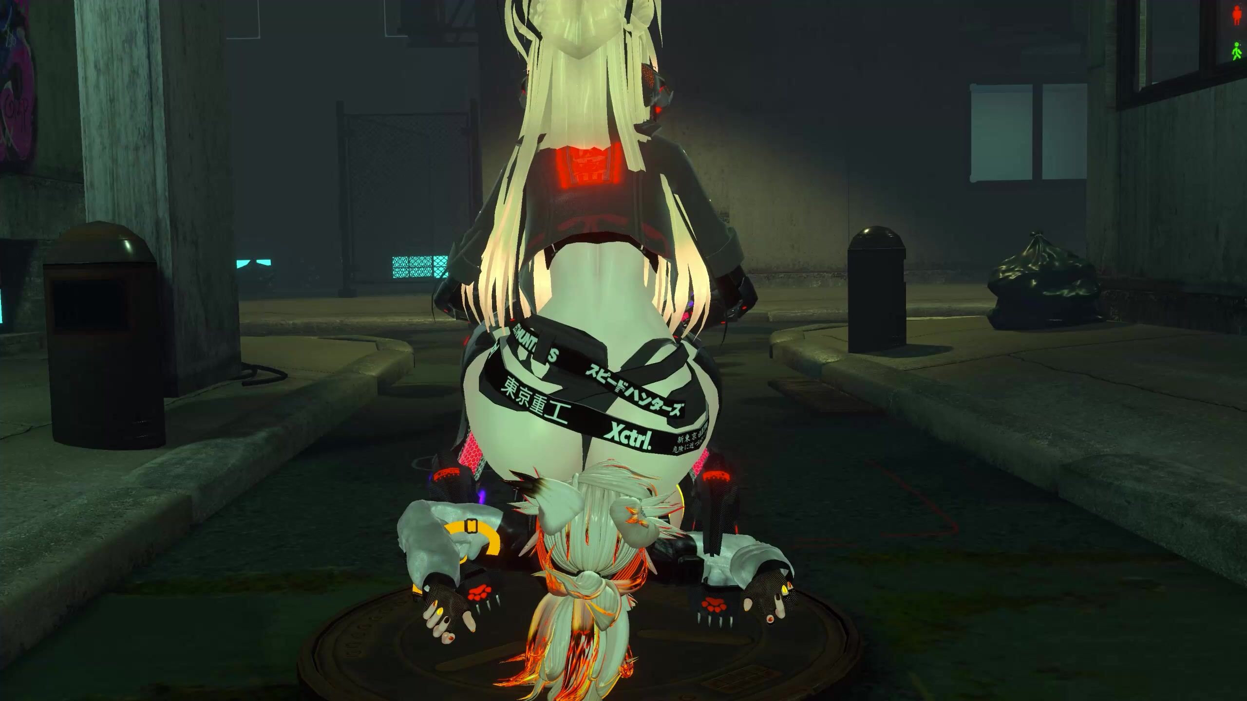 VRCHAT Cyber Queen Facesitting