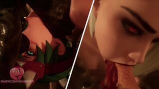 More Overwatch Heroes Throated! [Full Version] [No Music]