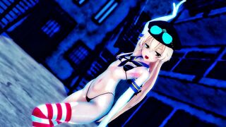 Shimakaze - Up and Down [MMD R15] Hamselvish