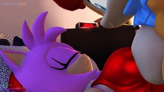 Sally Kissing sleeping Amy