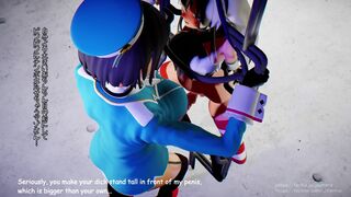 [subtitled] JaxMMD FutaDom forced