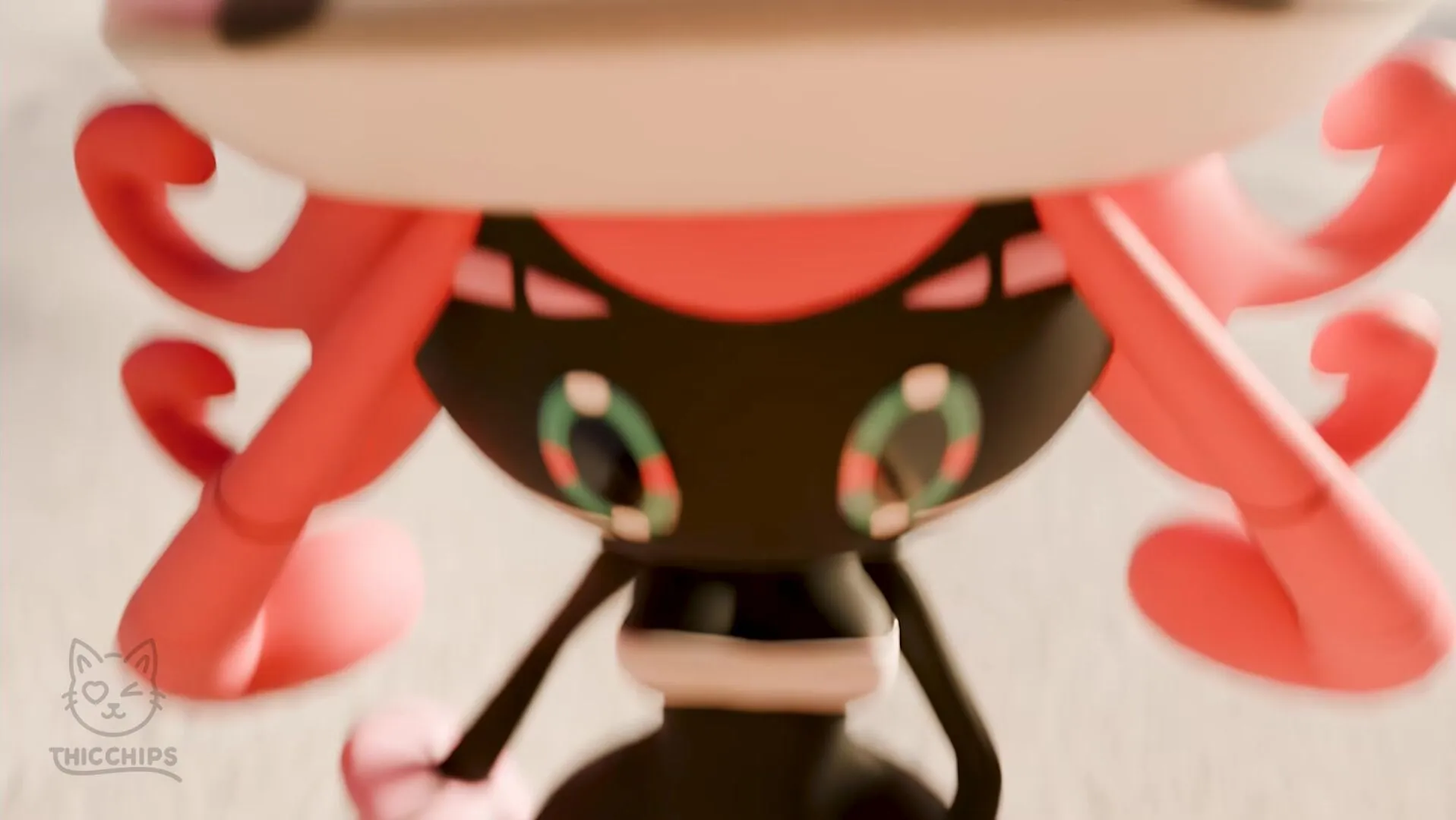 Pink pokemon used like a toy