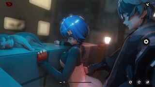 Belle x Wise part 2 - Naughty tape