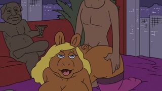 Miss Piggy getting backshots!